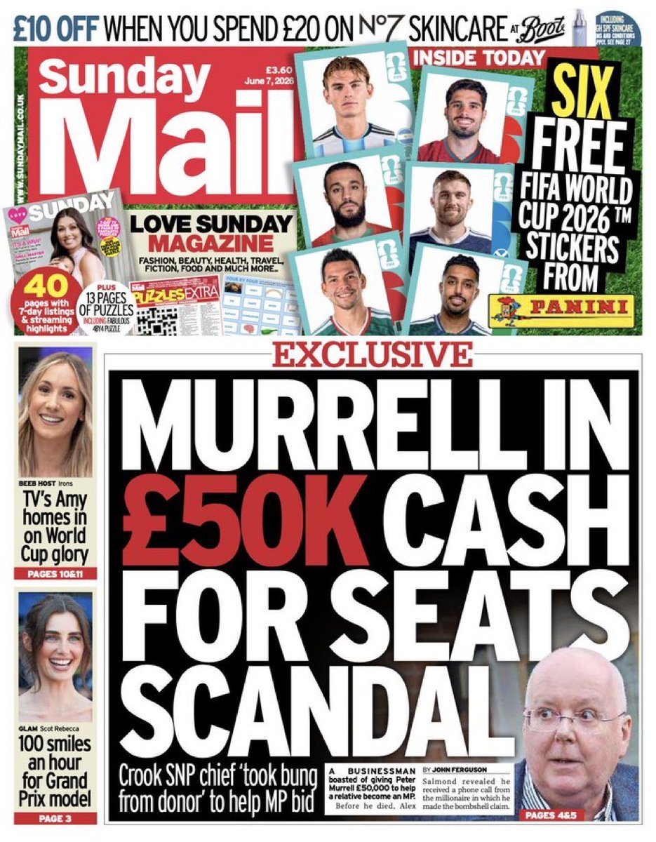 AgentP22's tweet photo. Another huge SNP scandal.

No wonder John Swinney's flying out to the world cup. https://t.co/GuGftHExlg