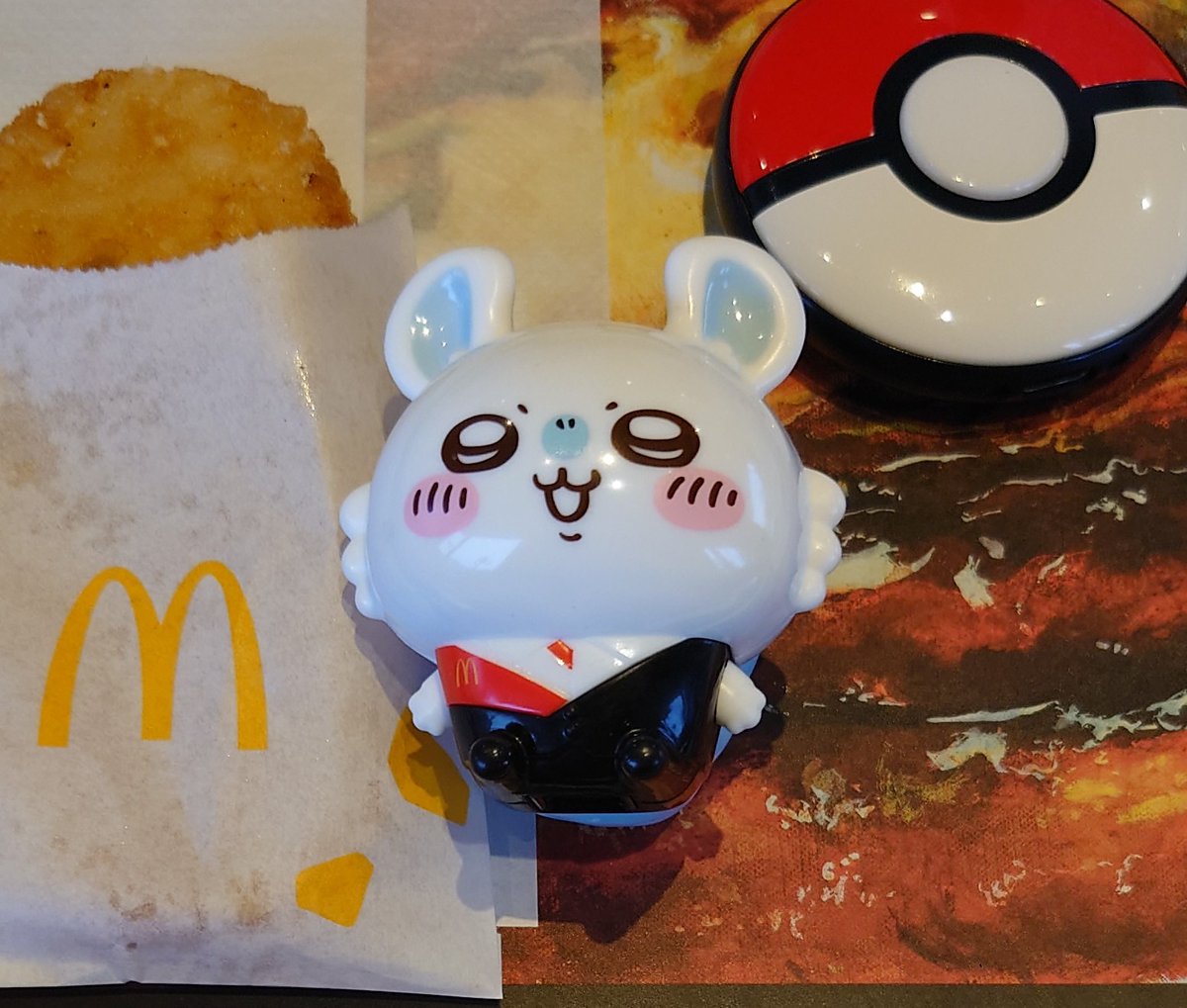 SEXY_GEORGE_'s tweet photo. 💮マクドナルド💮朝マック💮
ハッピーセットのエッグマックマフィンwソーセージマフィンw🤣
レアちいかわモモンガゲットw🤩
イベルメクチンが肝臓で活動しているのが分かる🤪
後遺症の痛み他関節痛は軽減されている
いつも通りの朝勃ちw＆でっかいうんこ出ましたw😂💩
#ちいかわ #イベルメクチン https://t.co/vaPDbpZ8pn