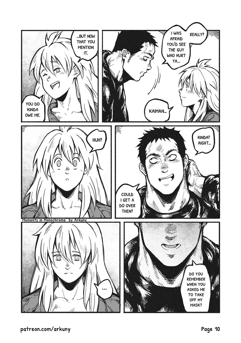 Arkuny's tweet photo. Pages 8-11 of my Kaiman x Nikaido doujin!
⚠️ READ RIGHT TO LEFT
#ドロヘドロ #dorohedoro #カイニカ #nikaiman https://t.co/6tPCvGlYoi