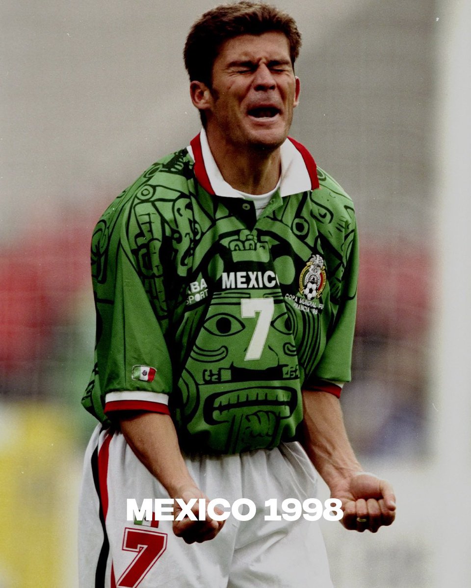 ComplexStyle's tweet photo. These iconic kits from past World Cups were a statement on and off the pitch 🔥😮‍💨 https://t.co/BnDb42giRx