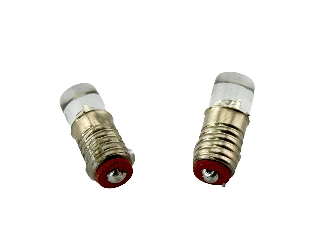 LedLightdotcom's tweet photo. Rebaydo 2pcs E5 Midget Screw LED Flat Top 6 To 12 Volt DC Dim-able T1 3/4 Product Code: 25688. Miniature T1 3/4 LED bulb with E5 midget screw base for instrument, panel, and automotive lighting. Operates on 6-12V DC, dimmable with variable DC power, up to 3 lumens, 90° viewing angle, and rated up to 50,000 hours. Compatible replacement for #8362, #335, #373, #342, #399, #1768, #1775, #7326, and #1769 bulbs. https://t.co/qIXM1JmxrX Sales@ledlight.com 1(877) 283-5060