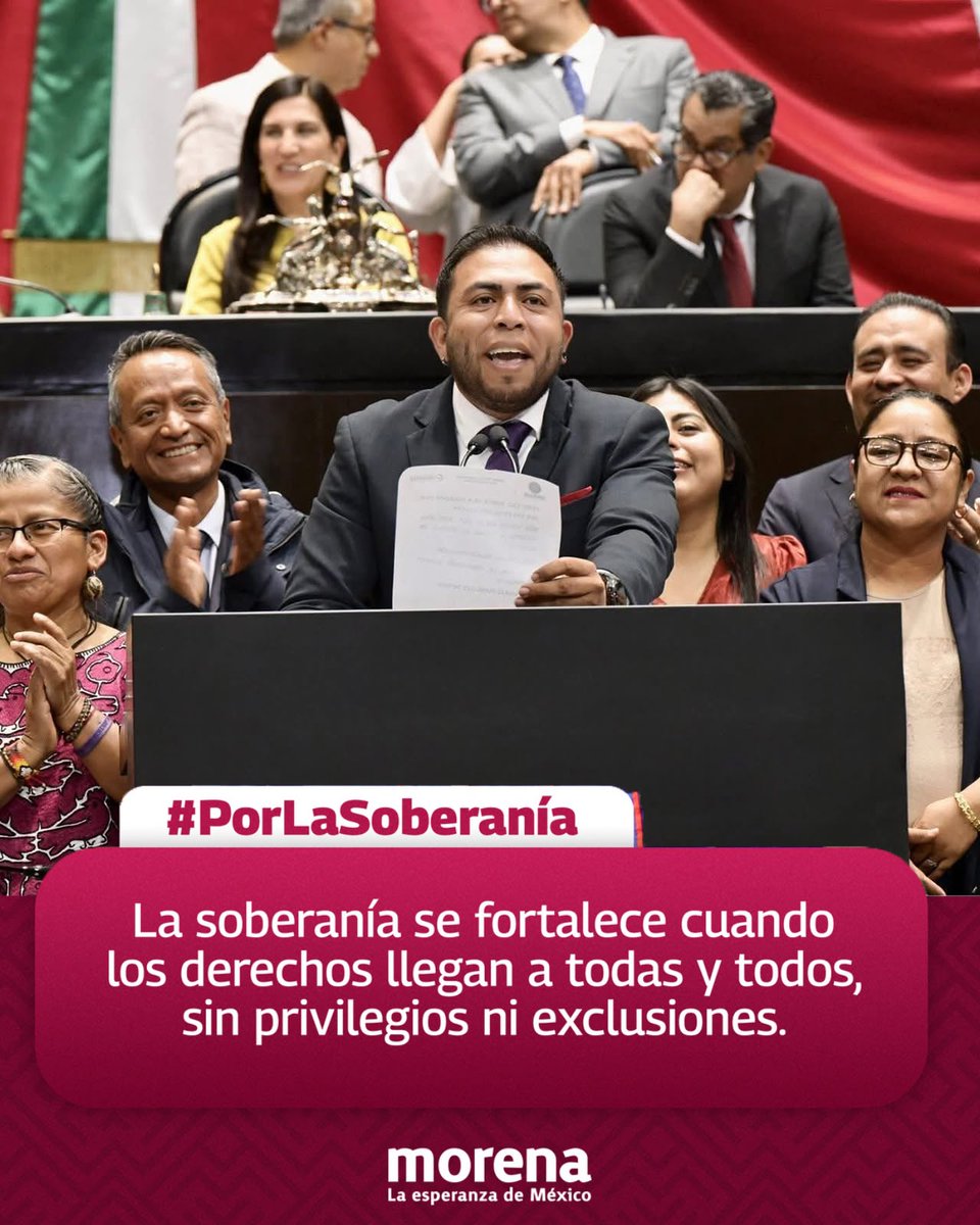 Gabino_MM's tweet photo. La soberanía nacional no es un concepto abstracto; se construye día con día garantizando el acceso equitativo a las oportunidades.
​Cuando los derechos dejan de ser el privilegio de unos cuantos fortalecemos nuestra verdadera independencia.
​#PorLaSoberanía  #Transformación https://t.co/bkS2bsHQDV