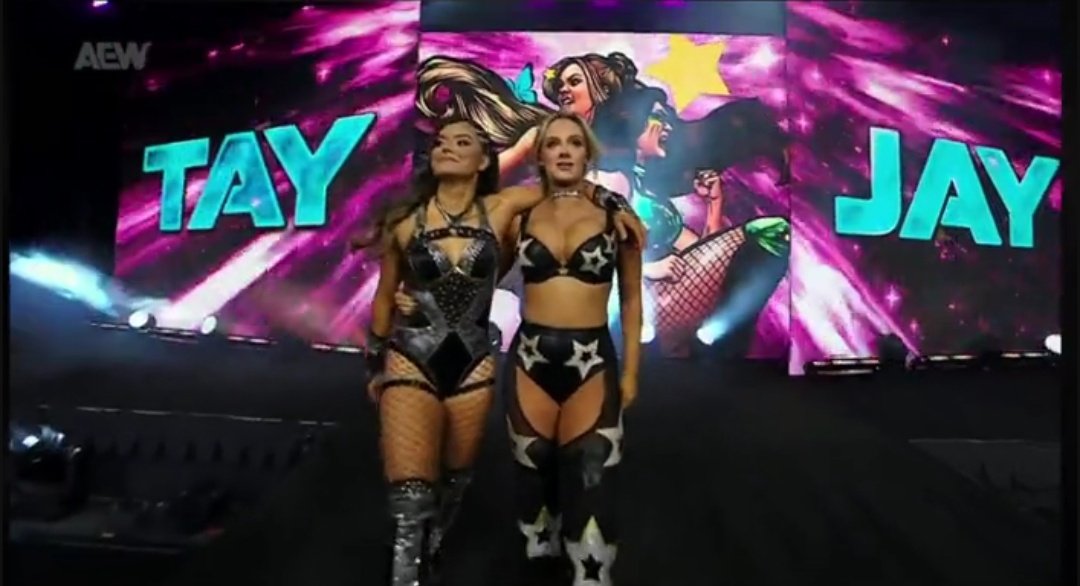 SKWrestling_'s tweet photo. TayJay vs The Divine Dominion is kicking off tonight's Collision!
#Collision https://t.co/MWp72UlZYu