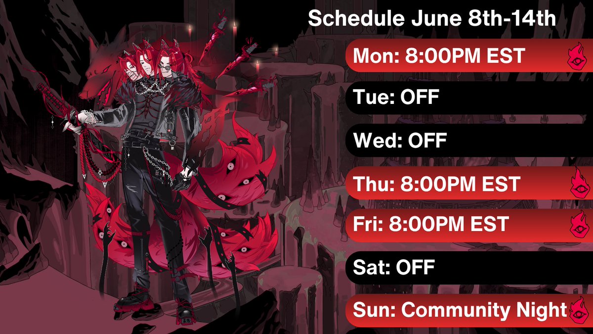 HomeofCerberus's tweet photo. BEHOLD A SCHEDULE! https://t.co/lJfKV9iIs5