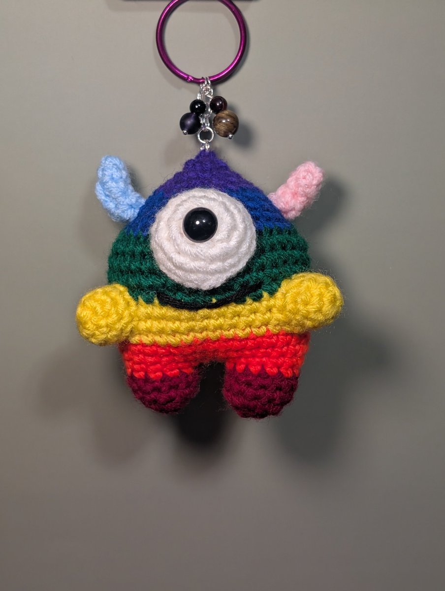 Crochet monsters up on Etsy! I'll be releasing this pattern later