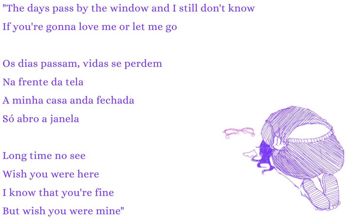 Rens_artl0l's tweet photo. Dia 6 - lyrics do ship (PRIMEIRO ANGST❗️❗️❗️)
Música: Long Time No See - garotamilena
#NamorandoFoddaci #namorandofoddaci2026 https://t.co/R4ZifT9IwD