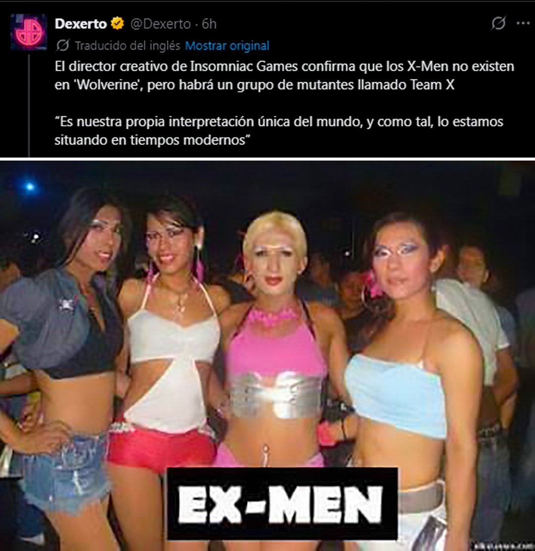 WonderingCube's tweet photo. @Club_PS_ TontOna tenia que ser 🤤🤤🤤. En el Universo de WOKErine estan totalmente erradicados los X-Men, no existen. Como les duele la palabra MEN a estos progres. Sweet Baby esta orgullosa de trabajar en WOKErine, no quieran tu y tus Desviados Recalcitrantes tratar de cubrir lo obvio https://t.co/wgsnHKn09q