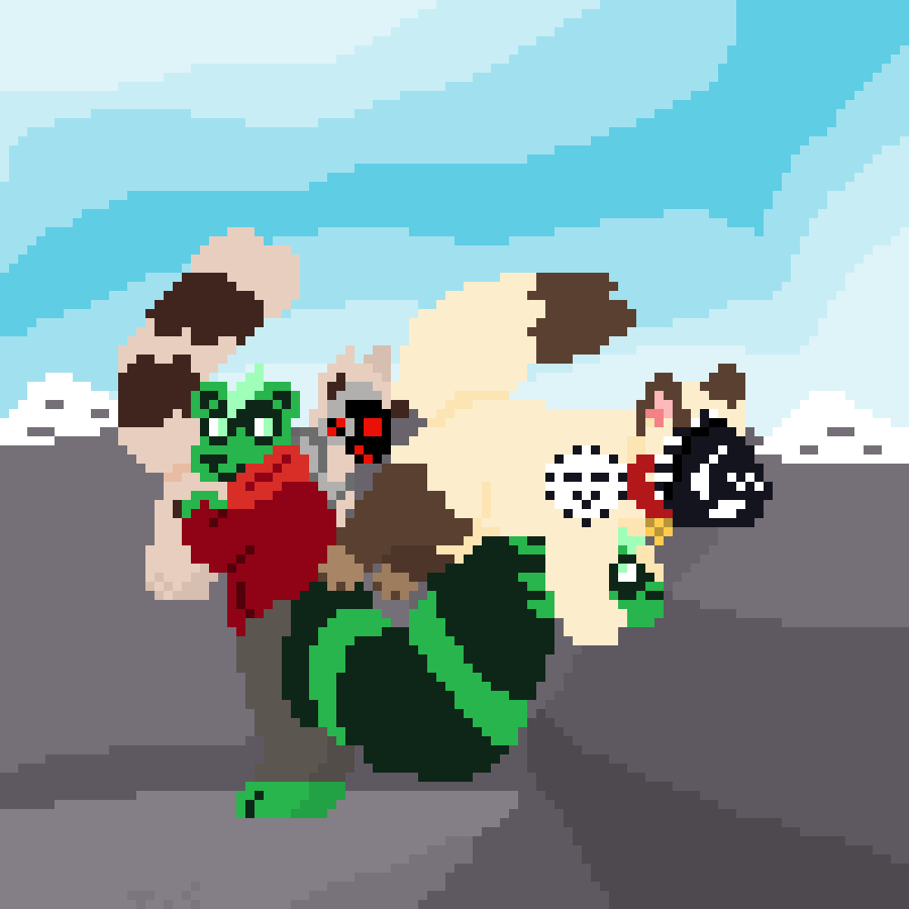 Tragicatcus's tweet photo. Kidnapping protogens to my lair in the mountains. https://t.co/f3hmxkEAzp