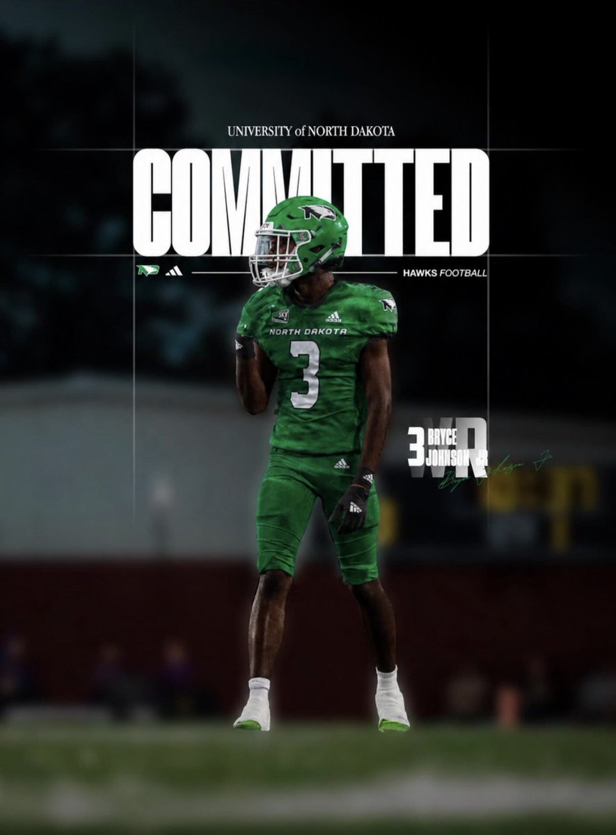 BryceJohnson311's tweet photo. #committed #agtg @UNDfootball @kjmaye_4 @Watkins_Hawks @UNDsports @Coach_SchmidtE @DuckettOfficial @WHS_WarriorFB @Warren_Academy @coach_tank28 https://t.co/S8797ThmwB