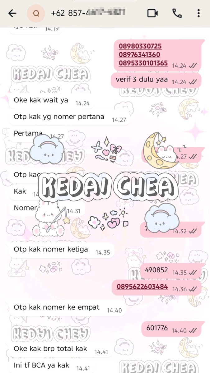 cheatesti's tweet photo. testimoni 1586 - 1589 #cheatesti 
☆⁠ nokos WhatsApp garansi 
☆⁠ akun tiktok nom 50k
☆⁠ akun tiktok nom 40k https://t.co/nyHSuEwcm7