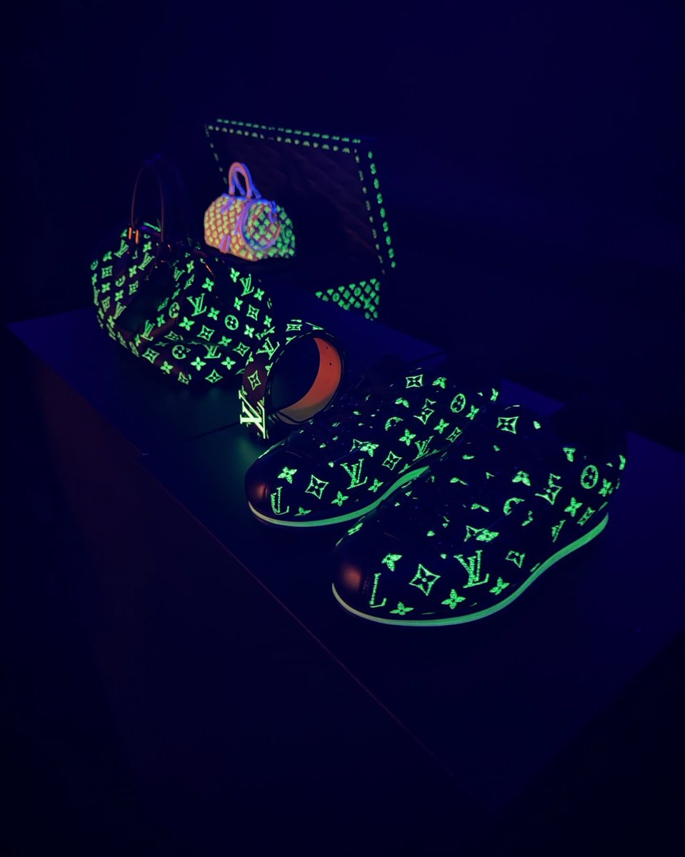 The glow-in-the-dark items from Louis Vuitton Fall 2026 Menswear!