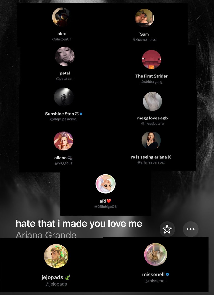 thearianadata's tweet photo. As new projections come in showing that we exceeded our digital sales goal, we at Ariana Data and the fandom in general want to extend a thank you to the following fierce fans who helped many fans accomplish a sales target. 

please extend the warmest of thank you’s to them all . ݁₊ ⊹ .