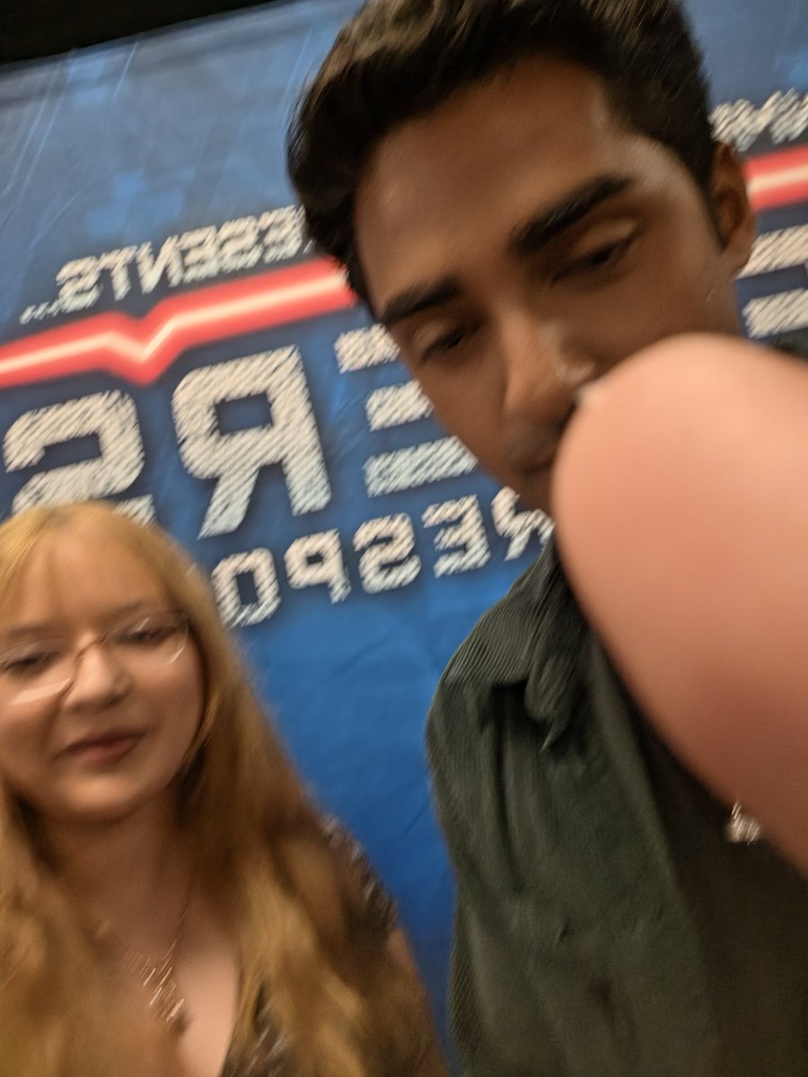 haobinpr's tweet photo. gonna post the video later but anirudhs millennial self turned my phone off instead of clicking the picture button during selfie op and then called me out because it said I was screen recording our interaction on camera 😭😭 #rescueverse https://t.co/mWcn8OKlCG