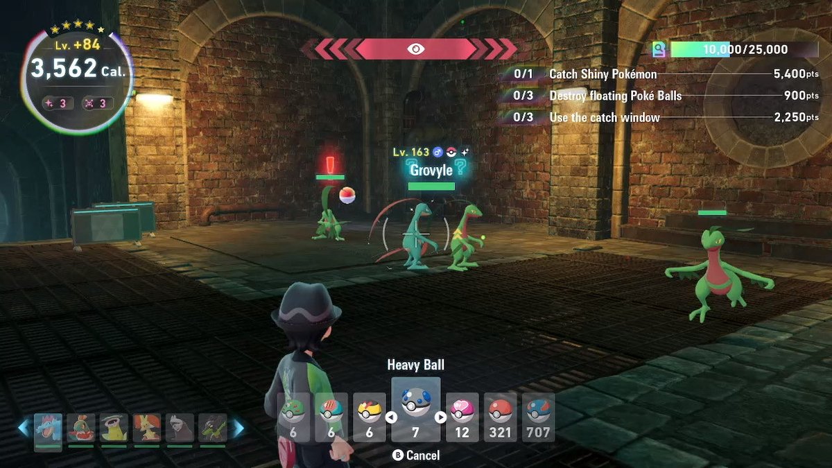LegionisDev's tweet photo. Shiny Grovyle found in Hyperspace Lumiose. Treecko family complete. #PokemonLegendsZA #ShinyPokemon #ShinyLivingDex https://t.co/IWyeG5wfYc