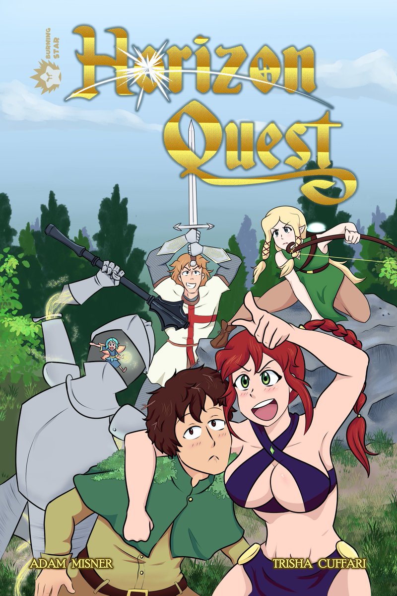 BurningStarCom's tweet photo. This adventuring party is POWERFUL--  but a little incompetent! 😅
Can their new party member teach them how to work together in time to face their toughest opponent yet?!
Find out in... Horizon Quest ⚔️ https://t.co/d92SA145rk