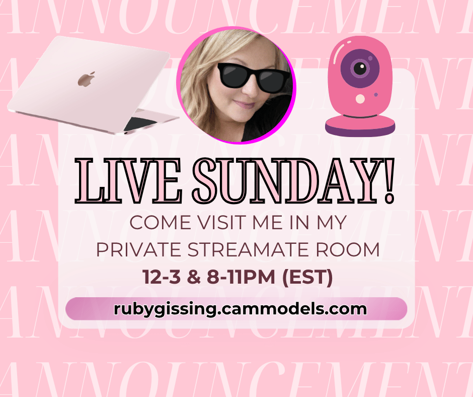 rubys_cam's tweet photo. Stop by and say hello! Will have two chill Sunday LIVE sessions. #cammodel #streamate #AdultCreator https://t.co/FyY49ANFeX