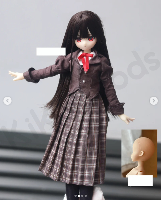 CodeVFashion's tweet photo. not sure if these are proto heads (and maybe hands?) on azone bodies right now or not but they're cute https://t.co/I4DFqlsRhC