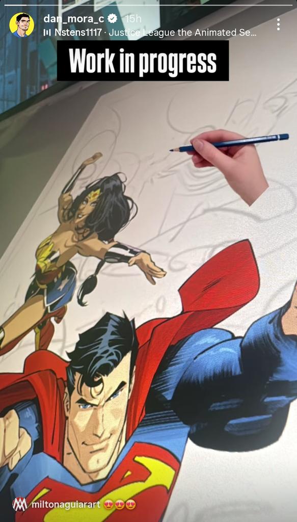 dcuworld's tweet photo. Dan Mora shared a upcoming Justice League Unlimited cover that he's working on! https://t.co/9nrZJDNvUi
