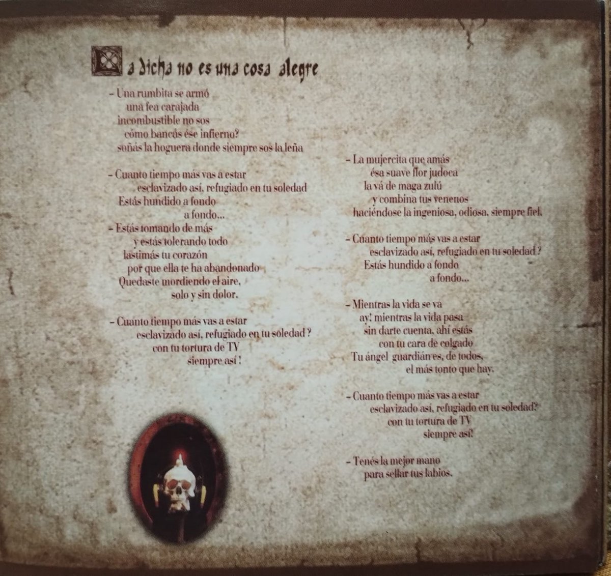 CalandaCritica's tweet photo. Indio cinéfilo. Ophüls le inventó esta frase al cuento de Maupassant con el que termina El placer. Fassbinder la convirtió en el epígrafe de La angustia corroe el alma. El indio la usó a mitad de Luzbelito, como título de una canción. https://t.co/Yhk1wakh5k