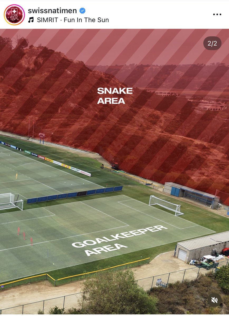SickosCommittee's tweet photo. The Swiss National Team released a map of their training grounds in San Diego. 

See if you can spot the interesting bit. https://t.co/0S0zX7FOJo