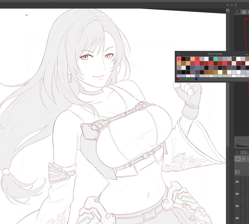 true_jek_art's tweet photo. wip black mage tifa https://t.co/8vQZlQIBXq