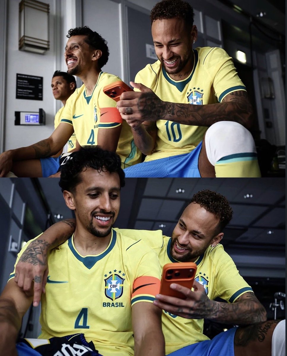 PSGclip's tweet photo. Reunited at last! 🥲🇧🇷 https://t.co/RNUfCI8sm3