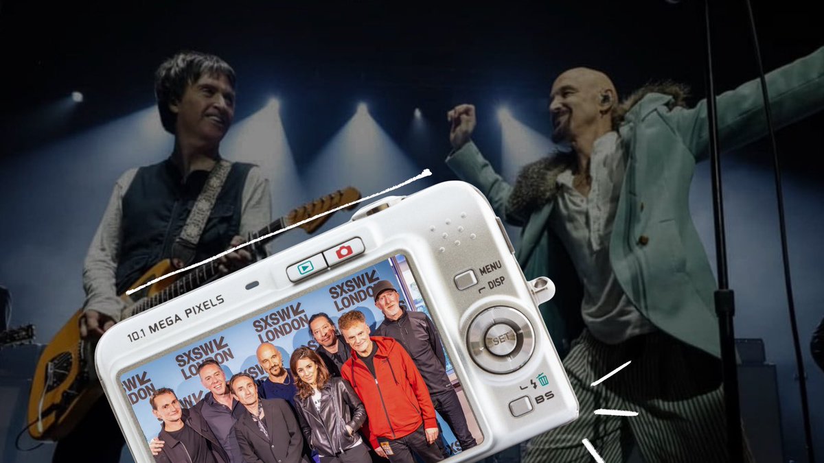 themarrparade's tweet photo. 🎬 @Johnny_Marr’s longtime friends and recent touring pals @wearejames have a documentary out, which had its festival premiere at SXSW London this week! You can read all about it here: https://t.co/scZb4oRwnv https://t.co/yXqbFlNnOG