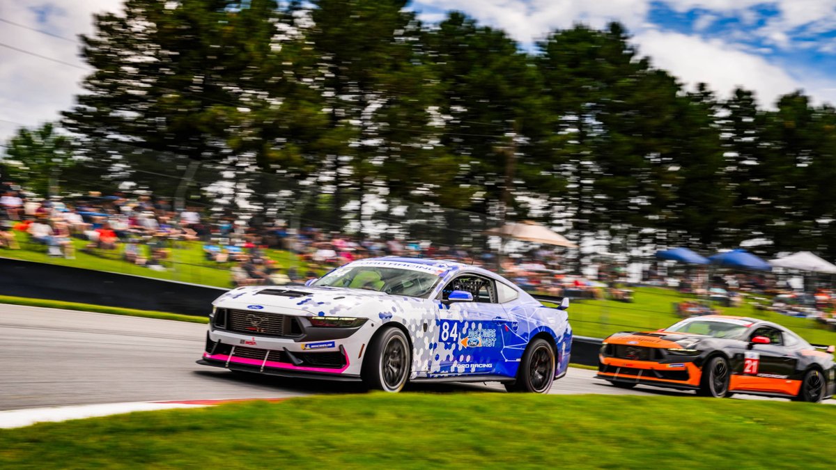 MustangChall's tweet photo. Race 1 is in the books! Cole Loftsgard takes the Dark Horse win in the No. 42, and Paolo Salvatore secures the top spot in Dark Horse Legends in the No. 84!🥇🏁
@FordRacing @IMSA https://t.co/wHIsXUUwMN