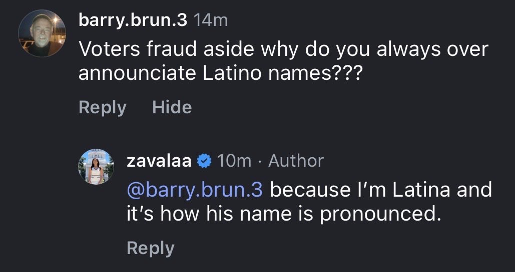 ZavalaA's tweet photo. I guess some don’t like that I pronounce Xavier Becerra’s name correctly. 

Proud to do it, and my dad would throw an absolute fit if I didn’t. https://t.co/nCUEXErl4e