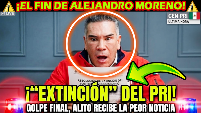ESPOLITIC's tweet photo. ¿QUÉ OPINAS DE LA "PEOR NOTICIA" QUE RECIBE ALITO SOBRE LA "EXTINCIÓN" YA CASI "OFICIAL" DEL PRI? 🤔

💥 LA BURLA TOTAL
🤦‍♂️ QUEDARON EXHIBIDOS
⚖️ LA 4T TRIUNFÓ

👇👇👇
https://t.co/pbNFd9YgmE

#ALITO #PRI #AlejandroMoreno https://t.co/SeQz44h0dk