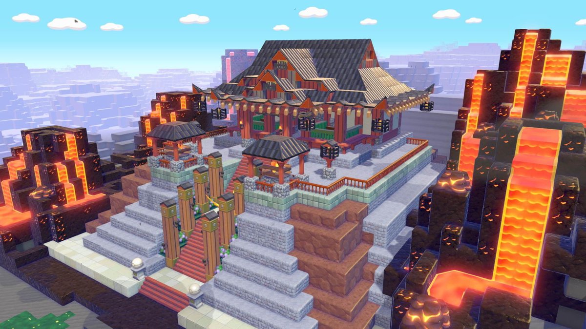 KAjp7r's tweet photo. ともしびのさいだんを和風に改築⛩️
和風建築は初めてだったので色々な方のを参考にさせていただきました😌
#ぽこポケ
#ぽこあポケモン https://t.co/NQ88YNIB4r
