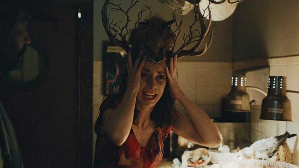 LucaLeonardo99's tweet photo. Every episode of Widow's Bay so far has been amazing, but the two Patricia-centric episodes were on another level. Kate O'Flynn is a freakin' star. I'm obsessed with how well the show balances comedy with horror. https://t.co/4wow5YWc8W