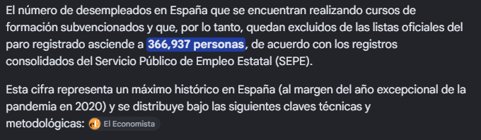 redirc1's tweet photo. @bibarra90 Te voy a dar 3 datos objetivos de por qué ahora hay menos paro y es una mala noticia, para ti como español que paga impuestos:
Si sumas estas 3 cifras al paro "oficial" te da 4.4m de parados, es decir muchísimo más alta que nunca. Y lo que cuestan estos 3 grupos lo pagas tú https://t.co/FAMIgagkvZ