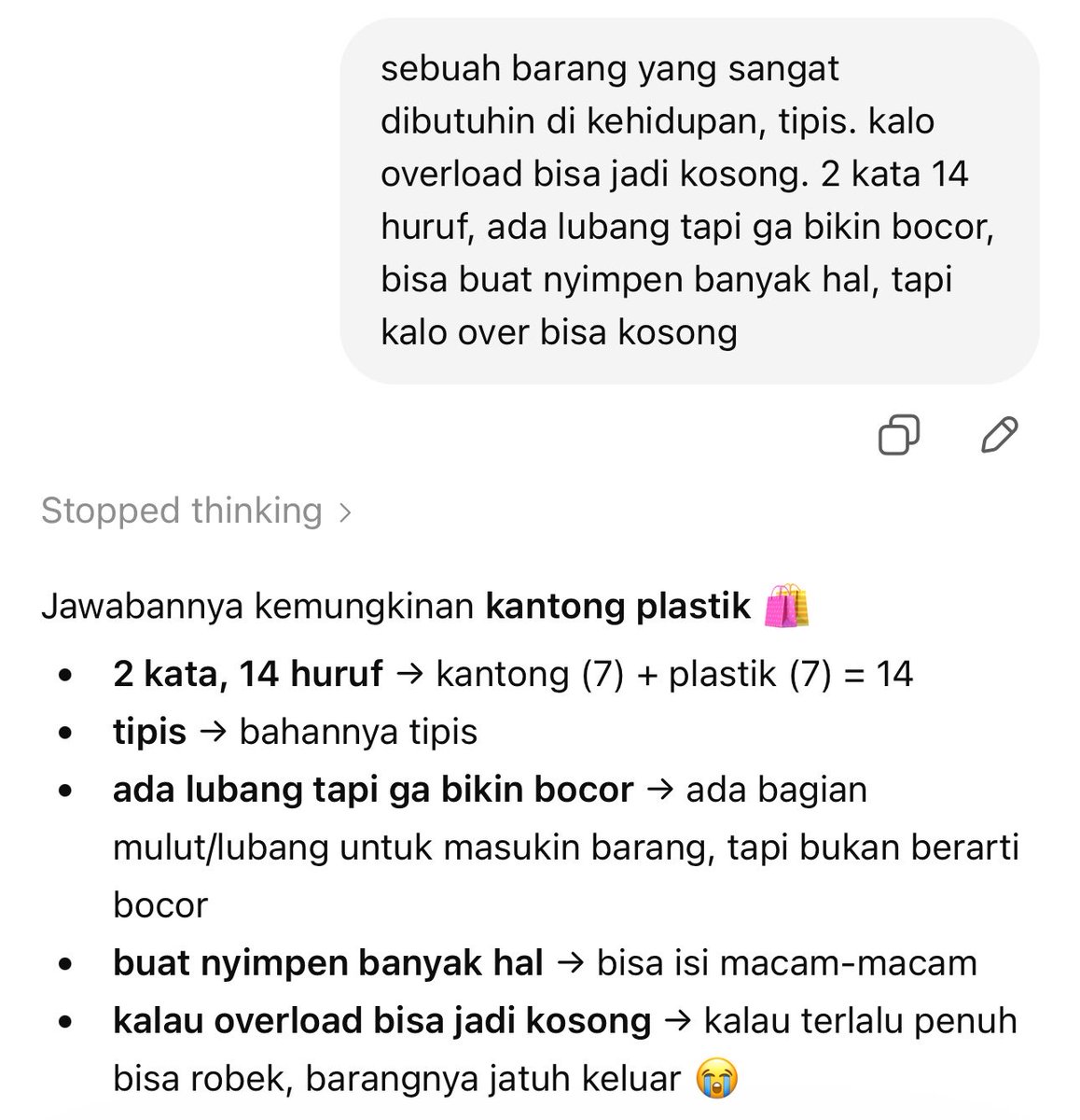 anotherdeyyyyyy's tweet photo. thanks ya gpt kalau gaada kamu sampe kapan pun itu pvt mana akan kebuka kalau mikir pake otak aku sendiri😭🙏🏼 https://t.co/bhzypGDsoS