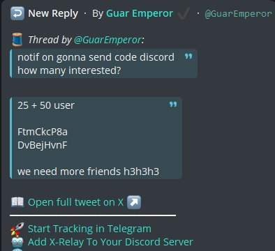 sykocoNFT's tweet photo. you could've been in @GuarEmperor's discord today.

he dropped the codes in a reply — limited spots, gone fast.

you didn't see it. @sykocoBOT did, the second it hit.
word is he runs it himself 👀

→ https://t.co/xt7wO675ON ( Discord / Telegram ) https://t.co/1GXbUvhv5U
