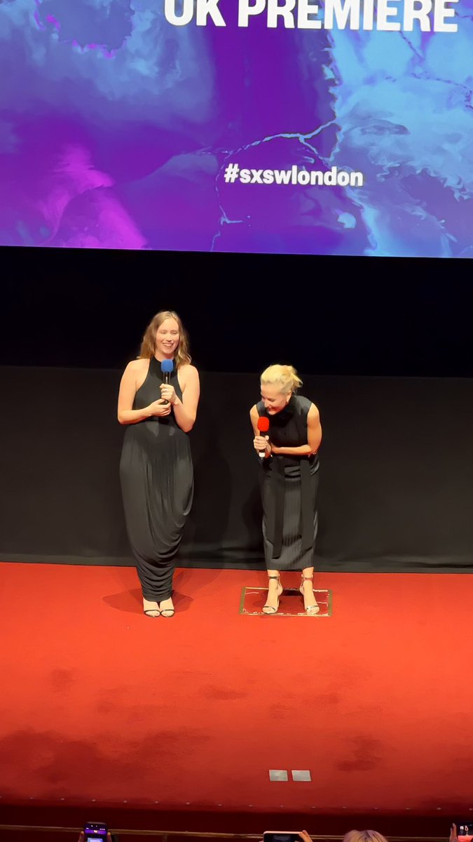 Cameron17Harris's tweet photo. An excellent way to end SXSW London. Highly recommend Teenage Sex And Death At Camp Miasma.

Gillian Anderson and Hannah Einbinder are phenomenal in it ❤️‍🔥 @sxsw @sxswlndn #sxsw #sxswlondon https://t.co/M2cTNRUNVI