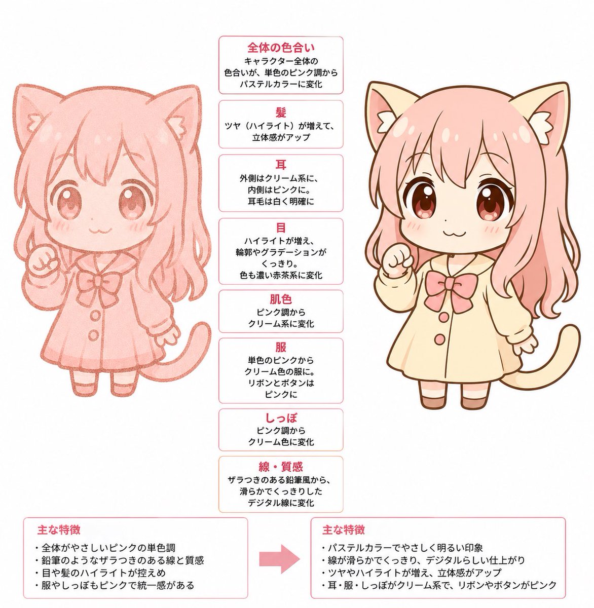 猫耳さんの日常 (Generative AI) 耳の外側と尻尾がクリーム色なのは… 🐱🐾