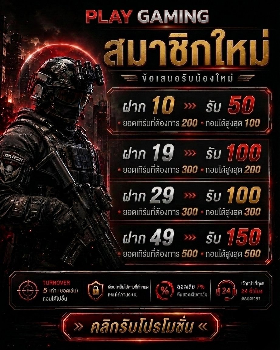 Shadowww_97's tweet photo. 🅿️ โปรโมชั่น สมาชิกใหม่ 
จัดหนัก จัดเต็ม ได้ทุกค่ายเกมส์ 🎮

🎁 ฝาก 𝟏𝟎  รับ 𝟓𝟎
ทำยอด 𝟐𝟎𝟎 ถอน 𝟏𝟎𝟎

🎁 ฝาก 𝟏𝟗  รับ 𝟏𝟎𝟎
ทำยอด 𝟑𝟎𝟎 ถอน 𝟐𝟎𝟎

🎁 ฝาก 𝟐𝟗  รับ 𝟏𝟎𝟎
ทำยอด 𝟑𝟎𝟎 ถอน 𝟑𝟎𝟎

👤สมัคร ➠ https://t.co/lLYucDwkzm

#เว็บใหญ่แจกจริง #เว็บตรงการเงินชัวร์ https://t.co/1BzSDtou4m