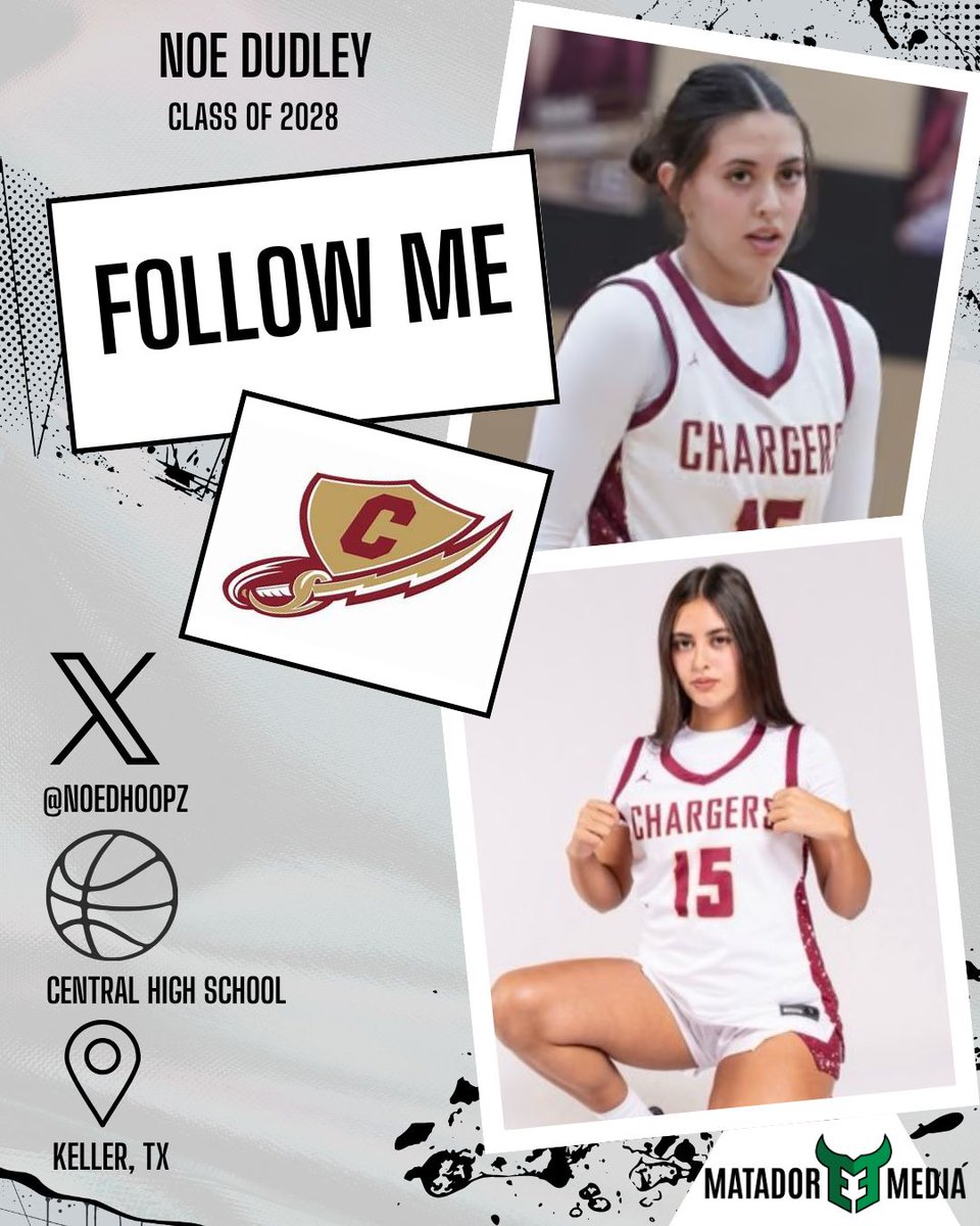 RecruitMatador's tweet photo. Our mission is to help athletes share their stories, build their brand, and be seen in a crowded recruiting world. 

FOLLOW ME

Noe Dudley @NoeDHoopz Keller Central 🏀 PG/SG #15 | 2028 | GPA 4.0 📚 NHS & Dual Credit | NCAA ID# 2603846302 📩 noe.dudley2028@gmail.com | Fierce Elite 16U | HC 
@_CoachMitchell Fort Worth, TX @PGHCircuit @FierceEliteGBBC

If we can help, we are one of the fastest-growing nationwide sports brand building, marketing and public relations firm. Helping athletes get their profile and skills in front of college coaches, recruiters, and administrators. 

Our model builds your brand, expands your reach, and most importantly presents you in the best possible way. It’s easy, simple, and safe.

Here’s how to get started:
1️⃣ Follow us on X: @RecruitMatador
2️⃣ Follow us on Instagram: @RecruitMatador
3️⃣ Follow us on Tik Tok: @recruitmatador 
4️⃣ Fill out an athlete profile form: https://t.co/5u9iNH4yo0
– Upload your videos, stats, and list of schools you want us to help connect you with
5️⃣ Tag us in your posts for increased exposure

You focus on the field — we’ll help you reach the next level and beyond.
