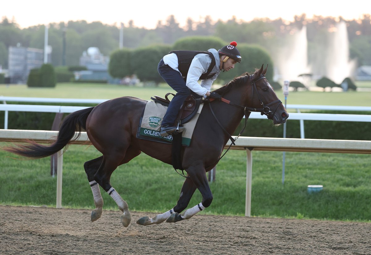 DKNetwork's tweet photo. The final leg of the Triple Crown, the Belmont Stakes, is almost here! 🏇

For more information, follow along on our live blog with @ryan__wohl 👇 https://t.co/Dnp7t1ESrz