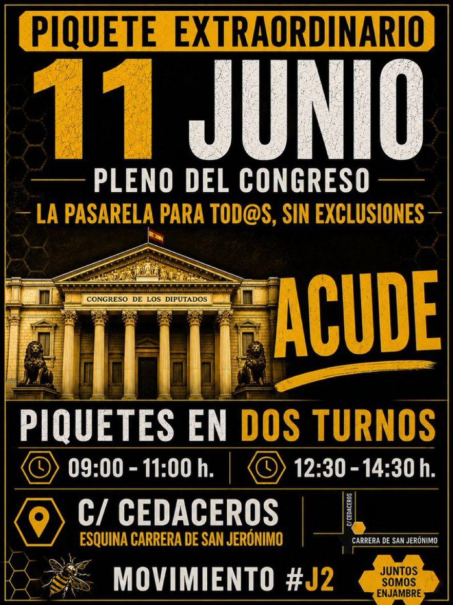 MovimientoJ2's tweet photo. En @MovimientoJ2 seguimos con firmeza reclamando una Pasarela al RETA 1x1 y para Tod@s.
Si no es 1x1 no garantiza los mínimos dignos. 
Si no nos incluye a tod@s no da solución al colectivo. 
Queremos una Pasarela no un Embudo. 
#J2noSeRinde
#J2NoAplaudeLentejas 
Cc. @SaizElma https://t.co/xcVMZ6n1HW