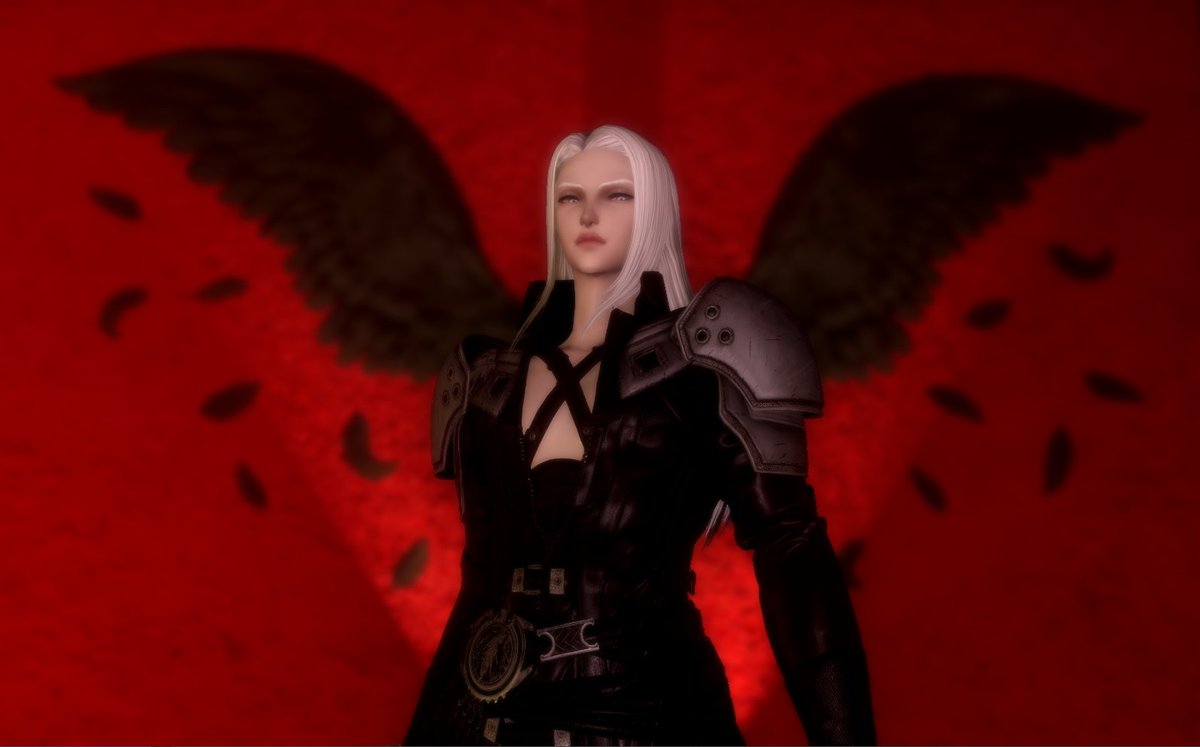 NotLiuKang's tweet photo. xbox  eat berries little bears magic cheese SEPHIROTH!!!!

#ff7 #gposer #gpose #EorzeaPhotos https://t.co/Lc6znNABEC