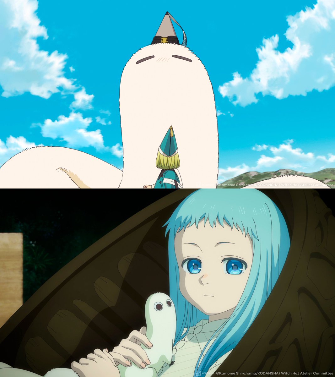 crunchyroll_es's tweet photo. ATENCIÓN: Se vienen cosas gigantes en el próximo episodio de Atelier of Witch Hat mañana! https://t.co/NzAJEyBYLh