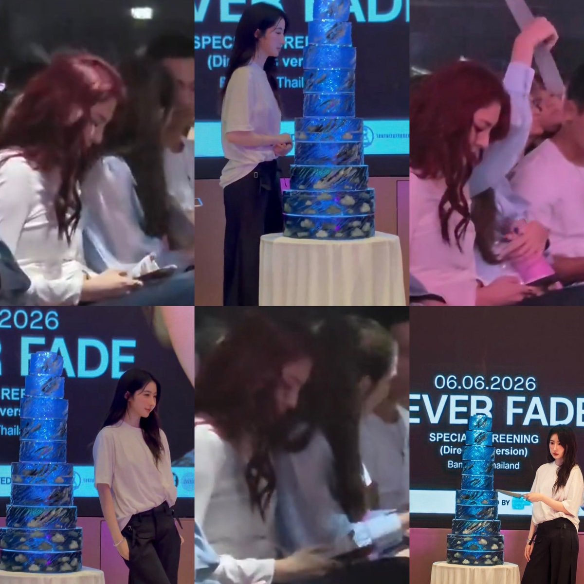 edadz8991's tweet photo. One is reporting to her baby the other is cutting a blue cake both are wearing white t-shirts and dark pants 😏😏

FAYE: don’t worry babe I’ll be home as soon as I’m done with work 🫧
YOKO: babe the cake is blue just like we talked about 🌻

#FayeYoko #FayePeraya #YokoApasra‌ https://t.co/lMn12nf224