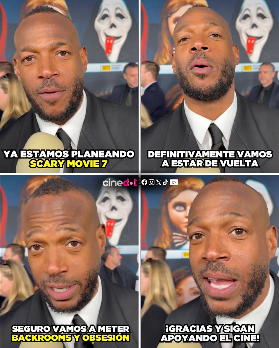 Cinedotmx's tweet photo. Se imaginan estar perdidos en los Backrooms y de la nada escuchar: WAZZAAAAA 😝 Se confirma que #ScaryMovie volverá 🫶 https://t.co/ipkZqChM6d