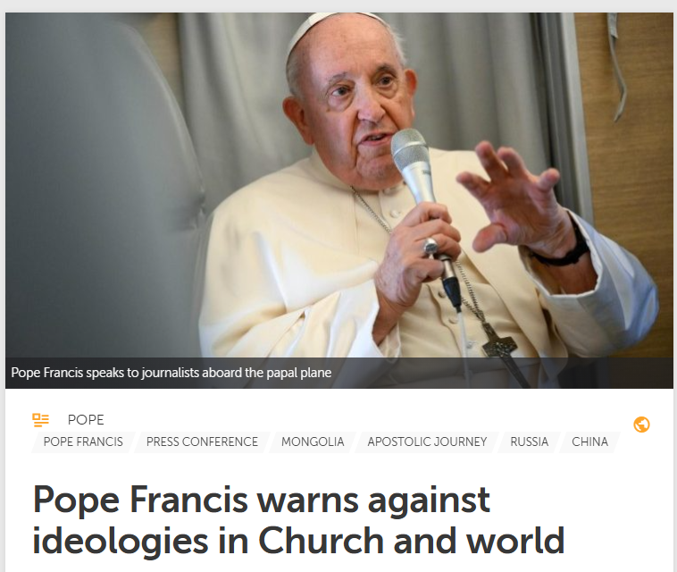 poperespecter1's tweet photo. Many will follow an ideology right out of the church. https://t.co/wSFNPuWioJ