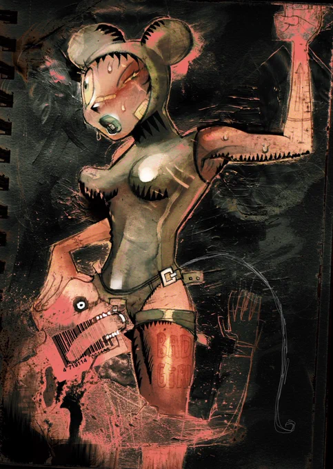 mouse strap girl