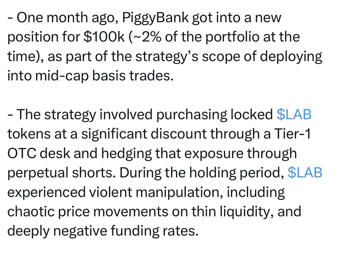 InfoSpace_OG's tweet photo. This is why DeFi positions continue to dwindle

The protocol you're supposedly farming yield on can literally gamble your money on illiquid tokens.

And you're left to bear the loss.

A -100% risk for the chance to earn a 10% profit 🤦🏾 https://t.co/nPEA99XwyW