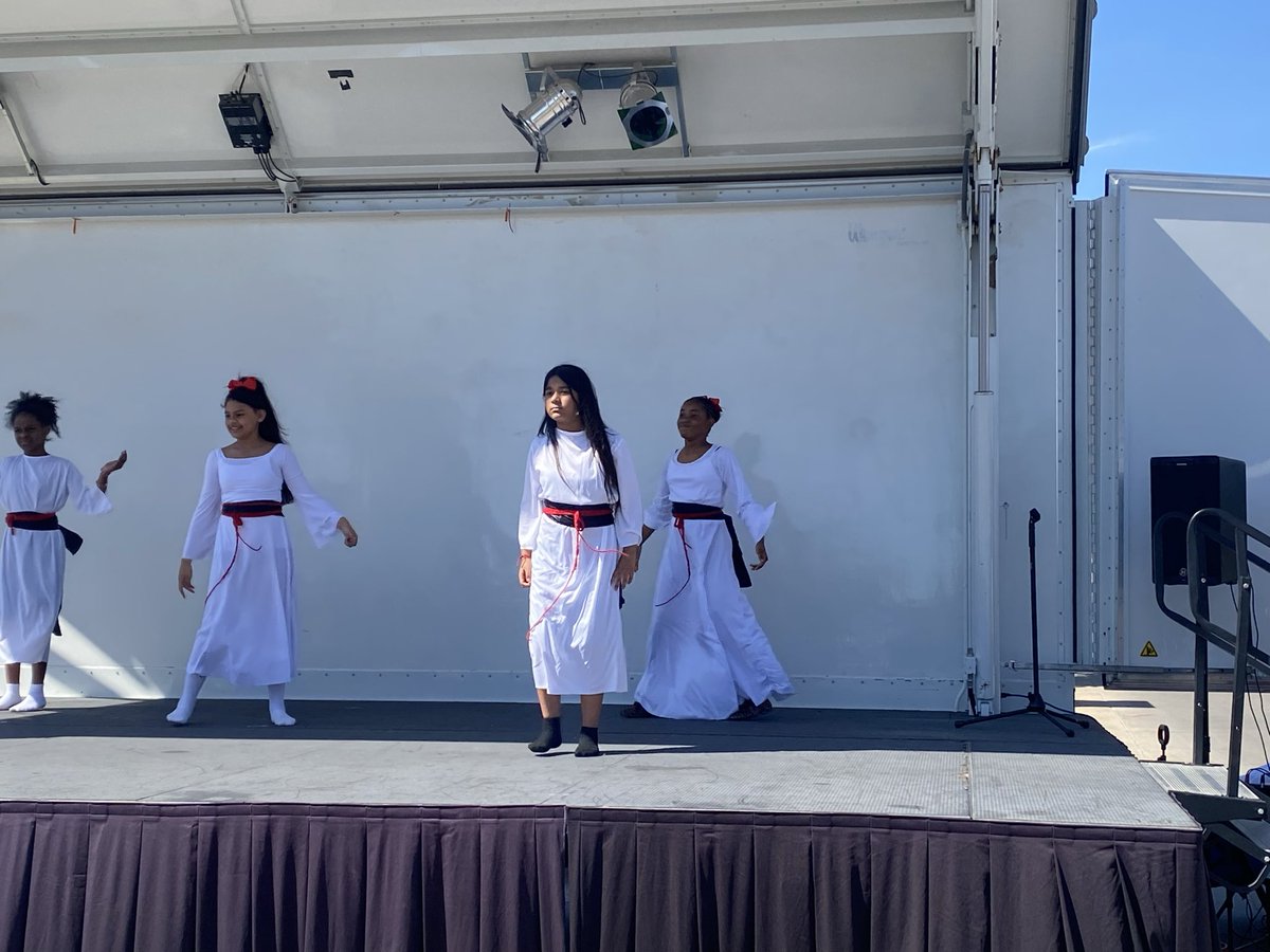 savior_holy's tweet photo. HSCA students perform at the 4th Annual Open Streets ICT @ WSU event in the Shocker Neighborhood. https://t.co/AgKQkhe4F4