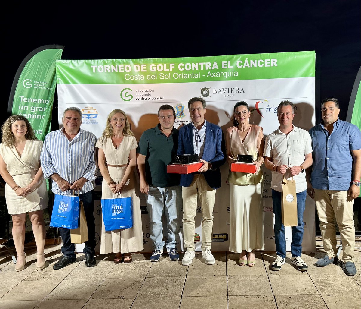 deportesrinconv's tweet photo. 💚⛳ El VI Torneo de Golf Contra el Cáncer Costa del Sol Oriental-Axarquía ha contado con el impulso de @aytorincon, representado por la concejala Pepi Carnero, y ha sido todo un éxito, con la participación de más de 200 jugadores en Baviera Golf.

#RincónEsDeporte https://t.co/IC8kHKy3Fa